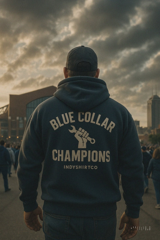 Blue Collar Champions Hoodie – Wrench Edition (Limited Release)